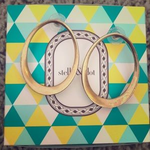 Stella & Dot Gold Hoops
